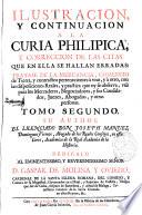 Ilustracion y continuacion a la Curia philipica y correccion de las citas que en ella se hallan erradas ...
