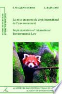 Libro Implementation of international environmental law