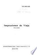 Impresiones de viaje (de mi terra)