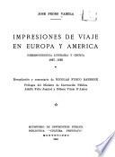 Impresiones de viaje en Europa y América