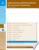 Incidencias en la relación laboral (Operaciones administrativas de recursos humanos)