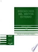 Indicadores del sector externo