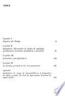 Indicadores psicopatológicos en técnicas proyectivas