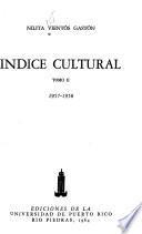 Indice cultural: 1957-1958