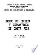 Indice de diarios y semanarios de Costa Rica