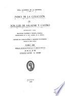 Indice de la colección de don Luis de Salazar y Castro