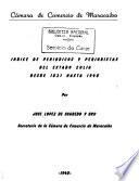 Indice de period́icos y periodistas del Estado Zulia desde 1821 hasta 1948