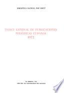 Indice general de publicaciones periódicas cubanas