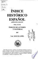 Indice histórico español