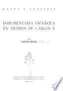 Indumentaria española en tiempos de Carlos V