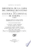 Influencia de la caída del Imperio Bizantino en la cultura occidental de Europa (1453)