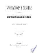 Informaciones y memorias