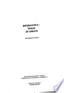 Informática, temas en debate