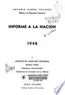 Informe a la nación 1948