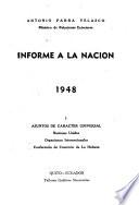 Informe a la Nación