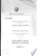 Informe al Honorable Congreso de la República