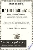 Informe de gobierno