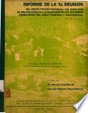 Informe de la 1a. Reunión del Grupo Técnico Regional del Cono Sur en Mejoramiento y Utilización de los Recursos Forrajeros del Área Tropical y Subtropical