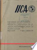 Informe de la Cuarta Reunion Ordinaria de la Junta Interamericana de Agricultura