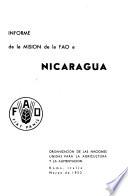 Informe de la Misión de la FAO a Nicaragua