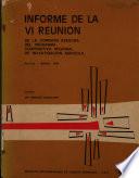 Informe de la Vi Reunion