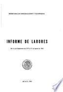 Informe de labores del ...