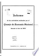 Informe de las actividades realizadas