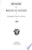 Informe del Ministerio de Hacienda ...