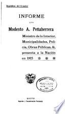 Informe del Ministro de lo Interior y Policia ... a la Convención Nacional de ...