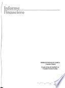 Informe financiero, vigencia de ...