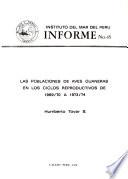 Informe - Instituto del Mar del Perʹu