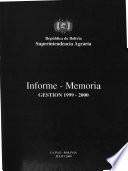 Informe memoria