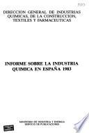 Informe sobre la industria química en España, 1983