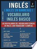 Inglés (Inglés Sin Barreras) Vocabulario Ingles Basico - 2 - DEF