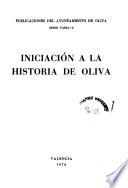Iniciación a la historia de Oliva