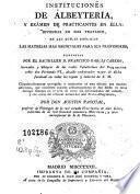 Instituciones de albaytería, y exámen de practicantes de ella