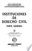 Instituciones de derecho civil