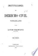 Instituciones de derecho civil Venezolana