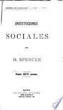 Instituciones sociales