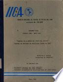 INSTITUTO INTERAMERICANO DE COOPERACION PARA LA AGRICULTURA-IICA-OFICINA EN GUATEMALA PROYECTO REGIONAL DE CONTROL DE PESTES DEL CAFE AID/ROCAP No. 596-0090 Informe Final Febreo 1985-Mayo 1987 CONTROL DE LA BROCA DEL FRUTO DEL CAFETO CONTROL DE RESIDUOS DE PESTICIDAS USADOS EN CAFE