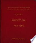 Instituto Interamericano de Oiencias Agricolas Programa de Coo[eracion Teonica de la O.e.a. Informes Proyecto 206 Ano 1969