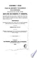 Instrucciones y señales para el régimen y maniobras de la escuadra del mando del Escmo. Señor Don Luis de Cordova y Cordova ...