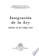 Integración de la ley