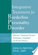 Integrative Treatment for Borderline Personality Disorder