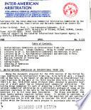 Inter-American Arbitration