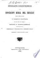Interesantes correspondencias á la Asociación Rural del Uruguay
