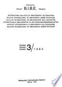 International Bulletin of Bibliography on Education