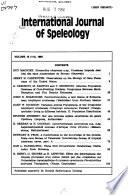 International Journal of Speleology