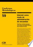 Internet como modo de administración de encuestas