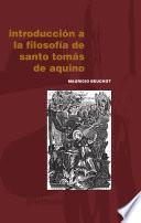 Introducción a la filosofía de santo Tomás de Aquino